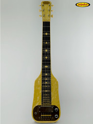 Used Vintage Supro Lap Steel, White Pearl, w/case