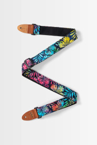 Kala Hibiscus Rainbow USA Made Ukulele Strap