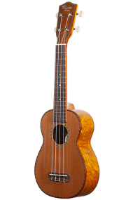 Ohana Soprano Solid Cedar-Willow Gloss Ukulele