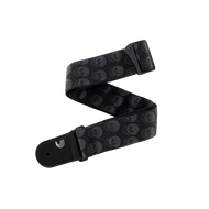 D'Addario Woven Guitar Strap, Skulls Black