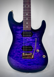 Suhr Standard Thin Burst Limited Edition, Trans Purple, w/case