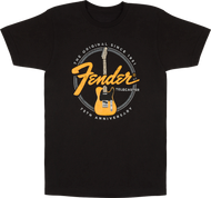 Fender Telecaster® 75th Tele® Tee, Vintage Black, L