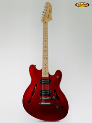 Used Squier Affinity Starcaster, Candy Apple Red