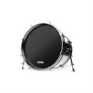 Evans BD18RB-NP 18in EQ3-NP Black Bass Reso Drumhead No Port