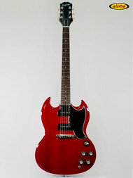 Used Epiphone SG Special P-90, Cherry, w/bag