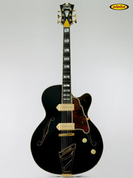 Used D'Angelico Excel 59, Solid Black, w/case