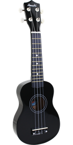 Amahi Jelly Bean Black Licorice Ukulele w/bag