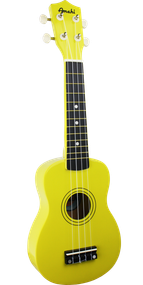 Amahi Jelly Bean LemonDrop Soprano Ukulele w/bag