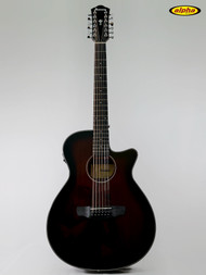 Used Ibanez AEG5012-DVH 12-String, Dark Violin Sunburst