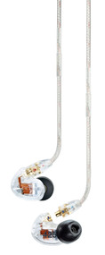 Shure SE425-CL Dual Sound Isolating Earphones, Clear
