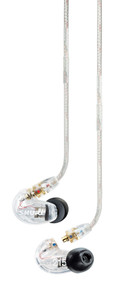 Shure SE215-CL Sound Isolating In-Ear Earphones, Clear