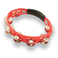 LP Cyclops® Jingle Tambourine, Steel Jingles, Red, Hand Held LP151