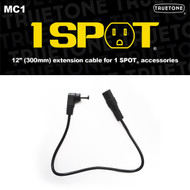 Truetone MC1 12" Extension Pedal Power Cable F-M 5.5 x 2.1mm