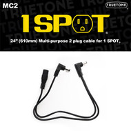 Truetone MC2 24" (2x12") F-MM Pedal Power Splitter Cable 5.5 x 2.1mm