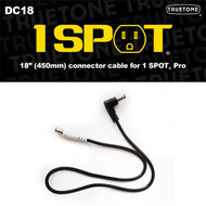 Truetone DC18 18" 1 Spot Pro Pedal Power Cable White 5.5 x 2.1mm