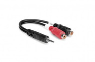 Hosa YRA154 Stereo Breakout, 3.5 mm TRS to Dual RCAF