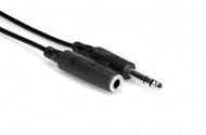 Hosa HPE-325 Headphone Extension, 1/4" TRS to 1/4" TRS, 25'