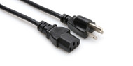 Hosa PWC-148 IEC C13 to NEMA 5-15P, 8' Power Cord