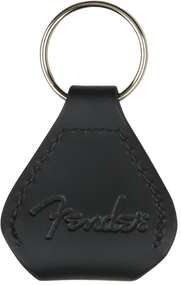 Fender™ Leather Pick Holder Keychain, Black