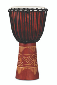 Latin Percussion LP713LR Red/Nat Djembe Large