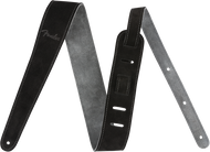 Fender 2" Suede Strap, Black/Gray, Reversible