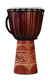 LP LP713MR Red/Nat Djembe Md
