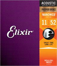 Elixir®  16027 Acoustic Phosphor Bronze with NANOWEB® 11-52