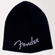 Fender® Logo Beanie, Black, One Size