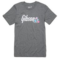 Gibson Floral Logo Tee Medium GA-LC-FLRTMD