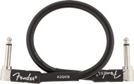 Fender Professional Series Instrument Cables, Angle/Angle, 1', Black