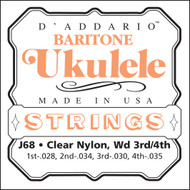 D'Addario J68 Baritone Ukulele Strings