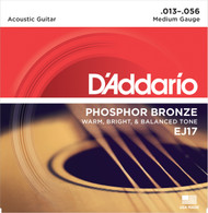 D'Addario EJ17 Phosphor Bronze Medium 13-56 Acoustic Guitar Strings