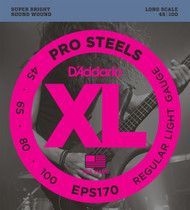 D'Addario EPS170 ProSteel Light 45-100 Bass Guitar Strings
