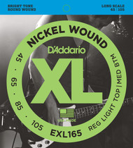 D'Addario EXL165 Nickel Custom Light 45-105 Bass Guitar Strings