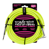 Ernie Ball P06080 10ft Cable Neon Yellow