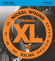 D'Addario EXL160 Nickel Medium 50-105 Bass Guitar Strings