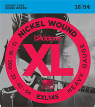 D'Addario EXL145 Nickel Heavy 12-54 Electric Guitar Strings