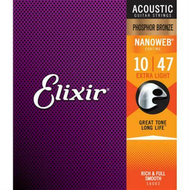  Elixir® 16002 Acoustic Phosphor Bronze with NANOWEB® 10-47