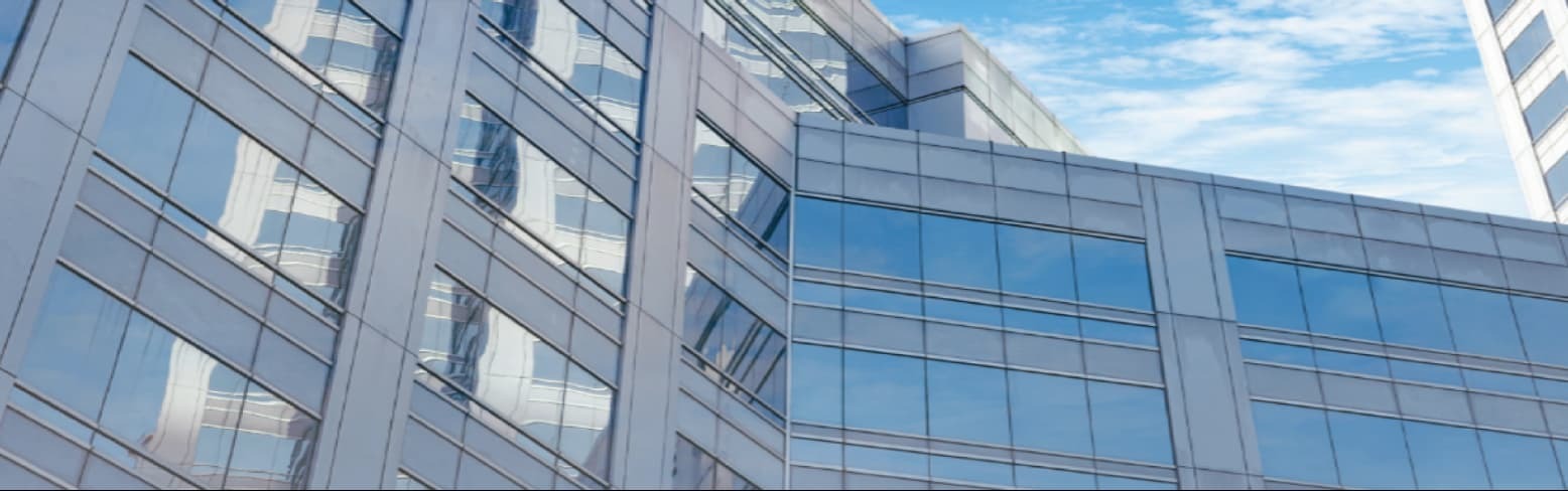 side of a skyscraper