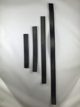 8" Channel Squeegee Black Rubber Blade Only