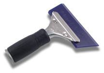 5" Blue Max Squeegee w/Handle - Angled & Beveled Edge Tip