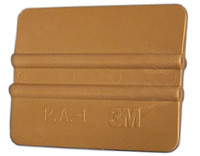 4" 3M Bump Card Squeegee - Gold