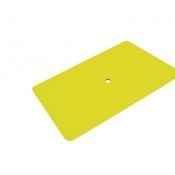 6" Teflon Hard Card - Yellow Hard