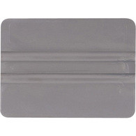 4" Lidco Bump Card Round Corner Squeegee - Gray