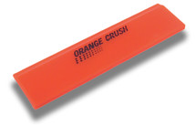 8" Orange Crush Beveled Squeegee Blade - Soft