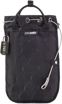 Pacsafe TravelSafe GII 3L Anti Theft Portable Travel Safe (Black)