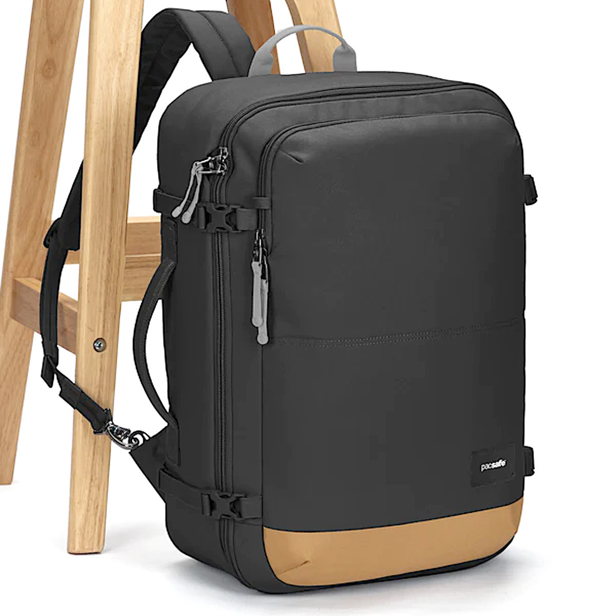 best travel backpack waterproof anti theft 45x40x25cm Pacsafe GO 44L Carry-on Backpack, Jet Black Its fully equipped with advanced anti 6 Best Anti Theft Backpacks