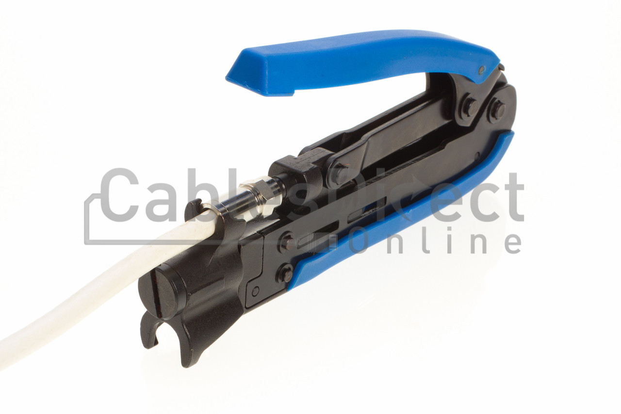 RG59 RG6 RG11 Coaxial Cable Crimper Compression Tool For F Connector 