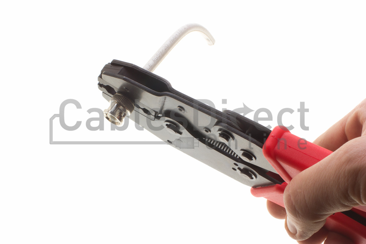 Coax Cable Crimper Coaxial Compression Crimping Tool for F RG59 RG6 RG11 A7A7