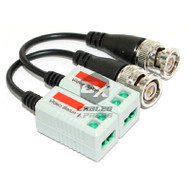 Camera Passive Video Balun BNC Connector Coaxial Cable Adapter